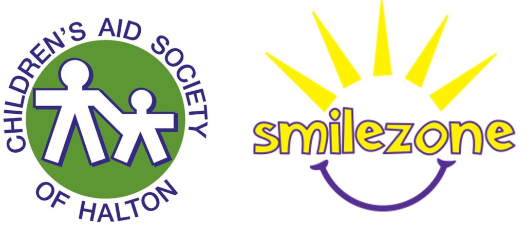 Halton CAS logo Smilezone logo